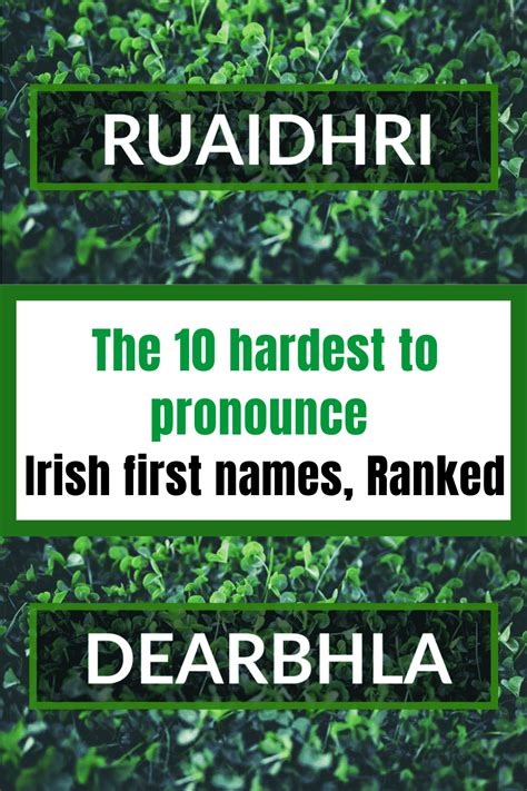 Do you think you have one of the hardest to pronounce Irish first names? #irishnames #ib4ud ...