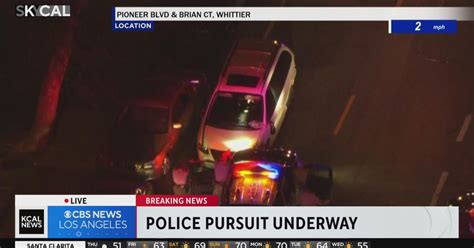 Deputy uses PIT maneuver to end pursuit - CBS Los Angeles