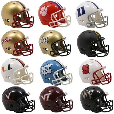 NCAA ACC Conference Pocket Pro Mini Football Helmet Set by Riddell, http://www.amazon.com/dp ...