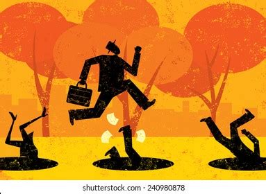 Avoiding Business Pitfalls Stock Vector (Royalty Free) 240980878 | Shutterstock