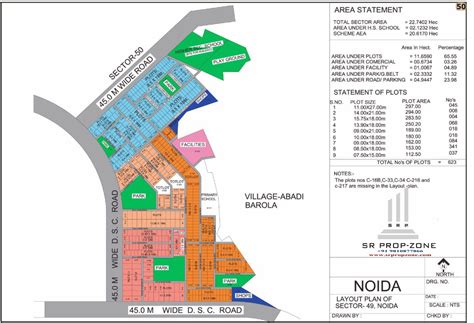 Layout Plan of Noida Sector-49 HD Map - Greater Noida Industry I BUY I ...