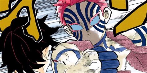 Tanjiro Vs Akaza Colored