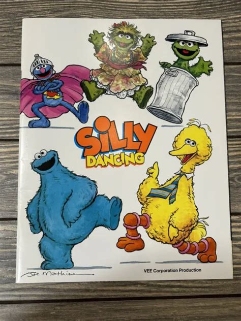 VINTAGE 1989 SESAME Street Live Silly Dancing Program Book Souvenir £38.61 - PicClick UK