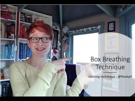 Box Breathing Technique - simple strategy to calm anxiety - YouTube