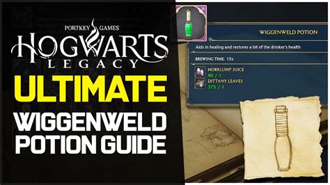 Hogwarts Legacy Tips - The ULTIMATE Wiggenweld Potion Guide (Hogwarts Legacy Health Potion ...