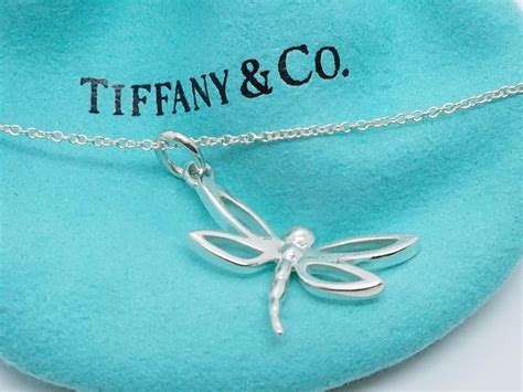 Must See! Stunning Authentic Tiffany & Co. Sterling Silver Dragonfly Necklace by ...