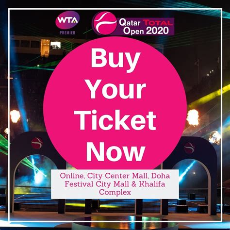 Qatar Tennis - Book your tickets now online or through our...