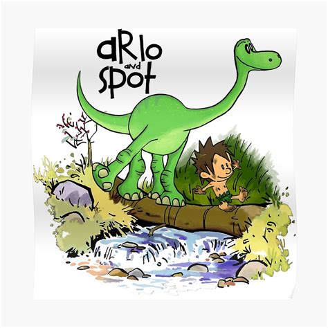 "Arlo and Spot " Poster by BuckRogers | Redbubble