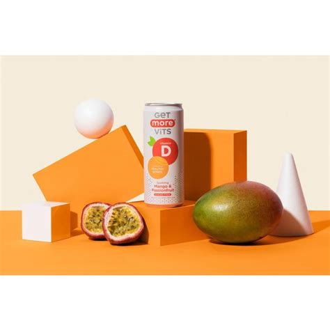 Get More Vitamin D Sparkling Mango & Passionfruit | Ocado