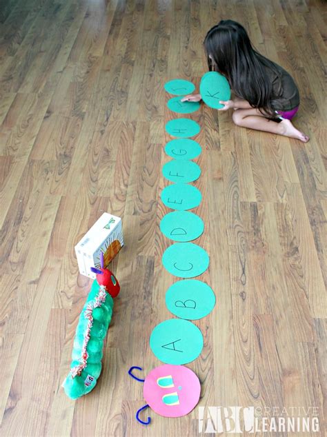 Alphabet Activity Inspired by The Very Hungry Caterpillar + Giveaway Game Eric Carle Activities ...