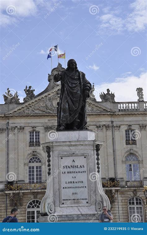 Nancy, 5th August: Statue of Duke Stanislas from Place Stanislas Square ...