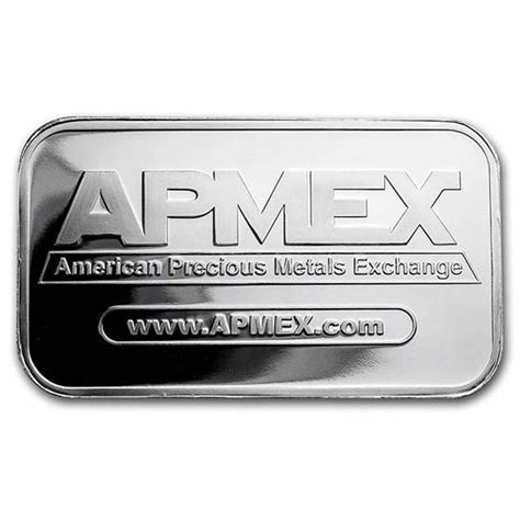 Buy 1 oz Silver Bar .999 Fine Silver | APMEX