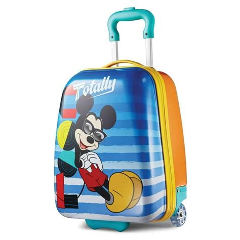 American Tourister - American Tourister Disney Mickey Mouse 18" Hardside Kids Carry-on Luggage ...