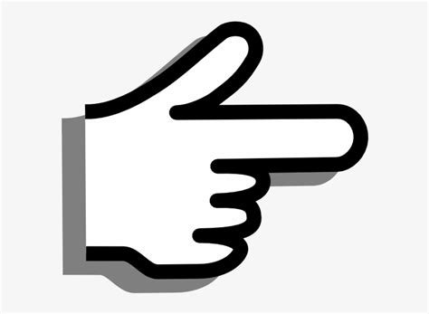 Cartoon Pointing Finger Png Graphic Transparent Download - Pointing Finger Clipart Transparent ...