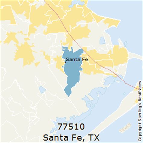 Map Of Santa Fe Texas - Maping Resources