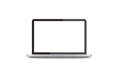 Realistic Laptop in Front View Vector Graphic by aryo.hadi · Creative ...