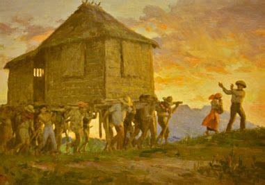 Painting titled Bayanihan by Fernando Amorsolo (1892-1972) | Fernando amorsolo paintings ...