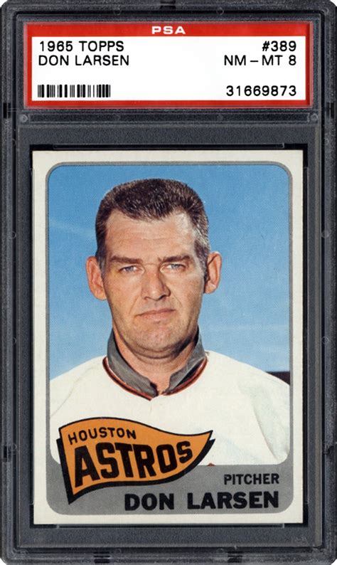 1965 Topps Don Larsen | PSA CardFacts™