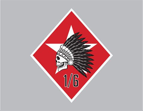 Jose Cruz-Figueroa - 1st Battalion 6th Marines logo redesign