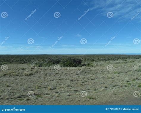 Sightseeing Tour through the Argentine Patagonia Desert Stock Photo - Image of nature ...