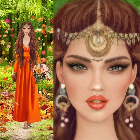 Covet Fashion, Michelle, Autumn Fashion, Nose Ring, Orange, Barbie, Templates, Feminine Fashion ...