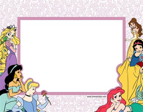 Disney Princess Printables - Invitations, Cards, Stationery and Activities featuring Disne ...