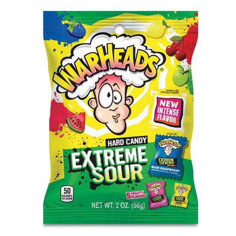 WarHeads Extreme Sour Hard Candy, 2 oz - Walmart.com