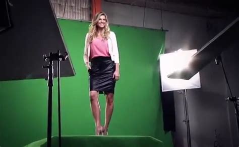 Erin Andrews gives behind-the-scenes look at FOX Sports promo shoot (Video) ~ Holdout Sports