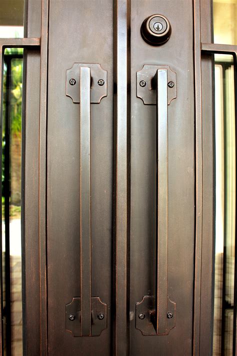 These Contemporary Pulls are an elegant and modern addition to any customized iron door. | Iron ...