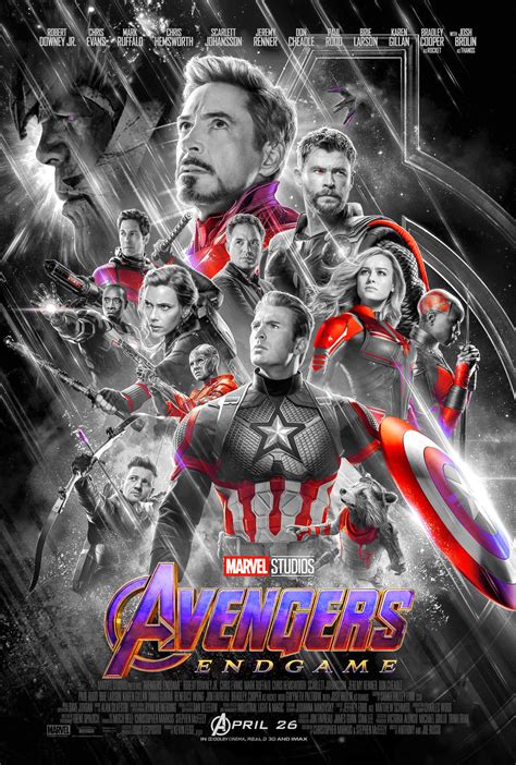 I made an Edit of the Avengers Endgame poster : r/marvelstudios