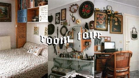 Dark Cottagecore Bedroom Makeover + TOUR || dark academia, witchy vibes ...