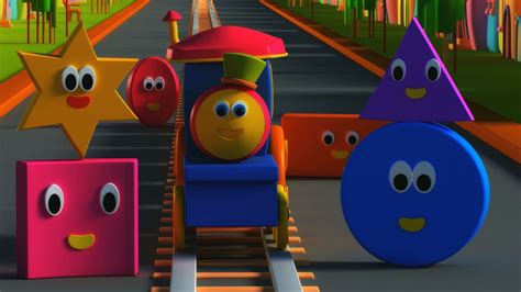 Bob, The Train Shapes Song | Bob , il treno | Forme | Shape songs, Kids rhymes songs, Funny ...