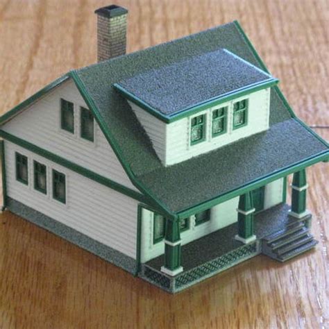 Download free STL file HO Scale Lasalle House • 3D printable template ...