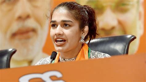 BJP’s Babita Phogat promises fellow wrestlers a solution as protest ...