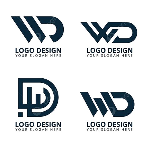 D Letter Logo Vector Design Images, Letter D Professional Logo Design Collection, D, D Letter, D ...