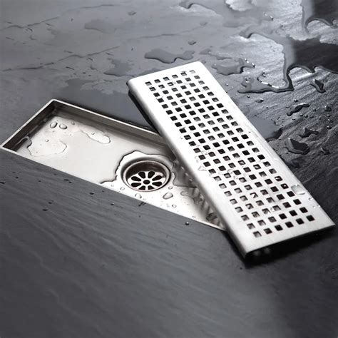 NIKECAN 304 Stainless Steel Floor Drain Bathroom Kitchen Shower ...