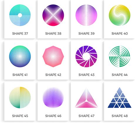 150 Unique Geometric Shapes :: Behance