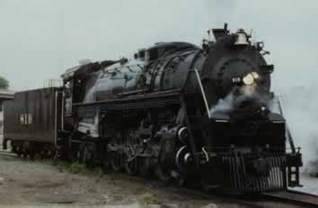 St. Louis Southwestern #819 4-8-4 steam locomotive of the Cotton Belt Route and its history