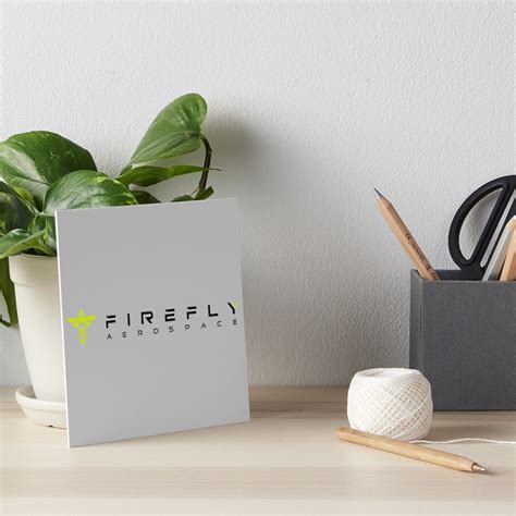 "Firefly Aerospace logo" Art Board Print by trendistudio | Redbubble