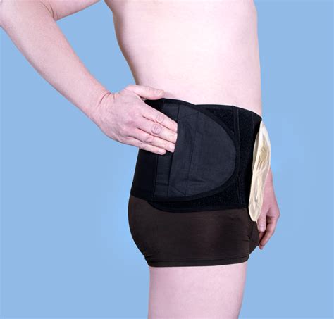 Fulcionel Hole Cut Ostomy and Hernia Support Belt (20cm Depth) | Health ...