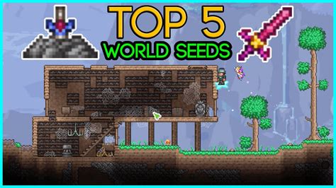 TOP 5 World Seeds in Terraria 1.4.2.3 - YouTube