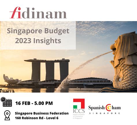 Singapore Budget 2023 Insights | Spanish Chamber of Commerce Singapore