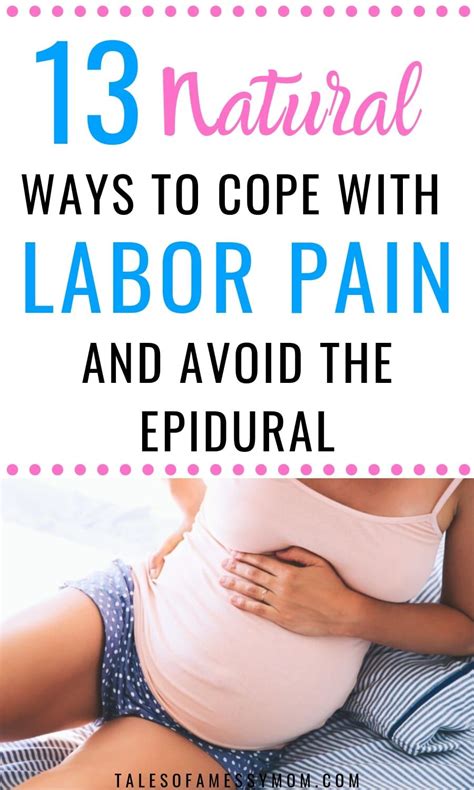 13 Natural Ways to Cope With Labor Pain and Avoid the Epidural - Tales ...