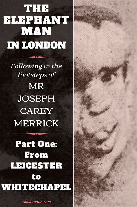 Joseph Merrick; The Elephant Man in London... Part 1: From Leicester to ...