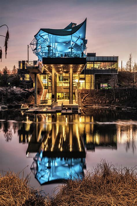 Boathouse Reflections at The Gathering Place Tulsa Photograph by ...