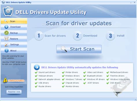 DELL Drivers Update Utility 8.1.5990.5305 - Download, Review, Screenshots