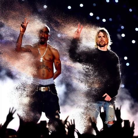 Tupac and Kurt Cobain Perform the Superbowl halftime show : r/ChatGPT