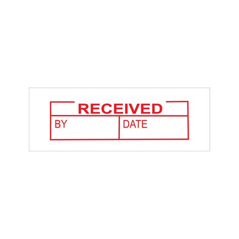 Received Date Stock Stamp 4911/104 38x14mm | Rubber Stamps Online Singapore