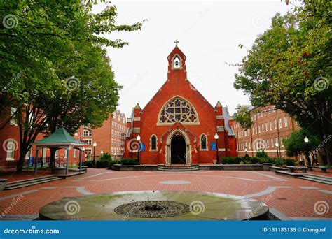 Campus Building on the Georgetown University Stock Image - Image of ...