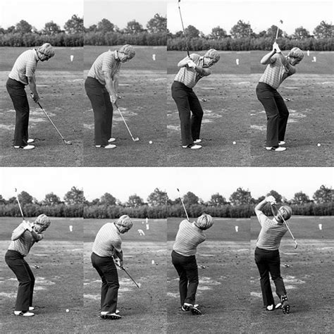 The golf swing of Jack Nicklaus in 1979. He had won 15 majors at this point #golf #golfswing # ...